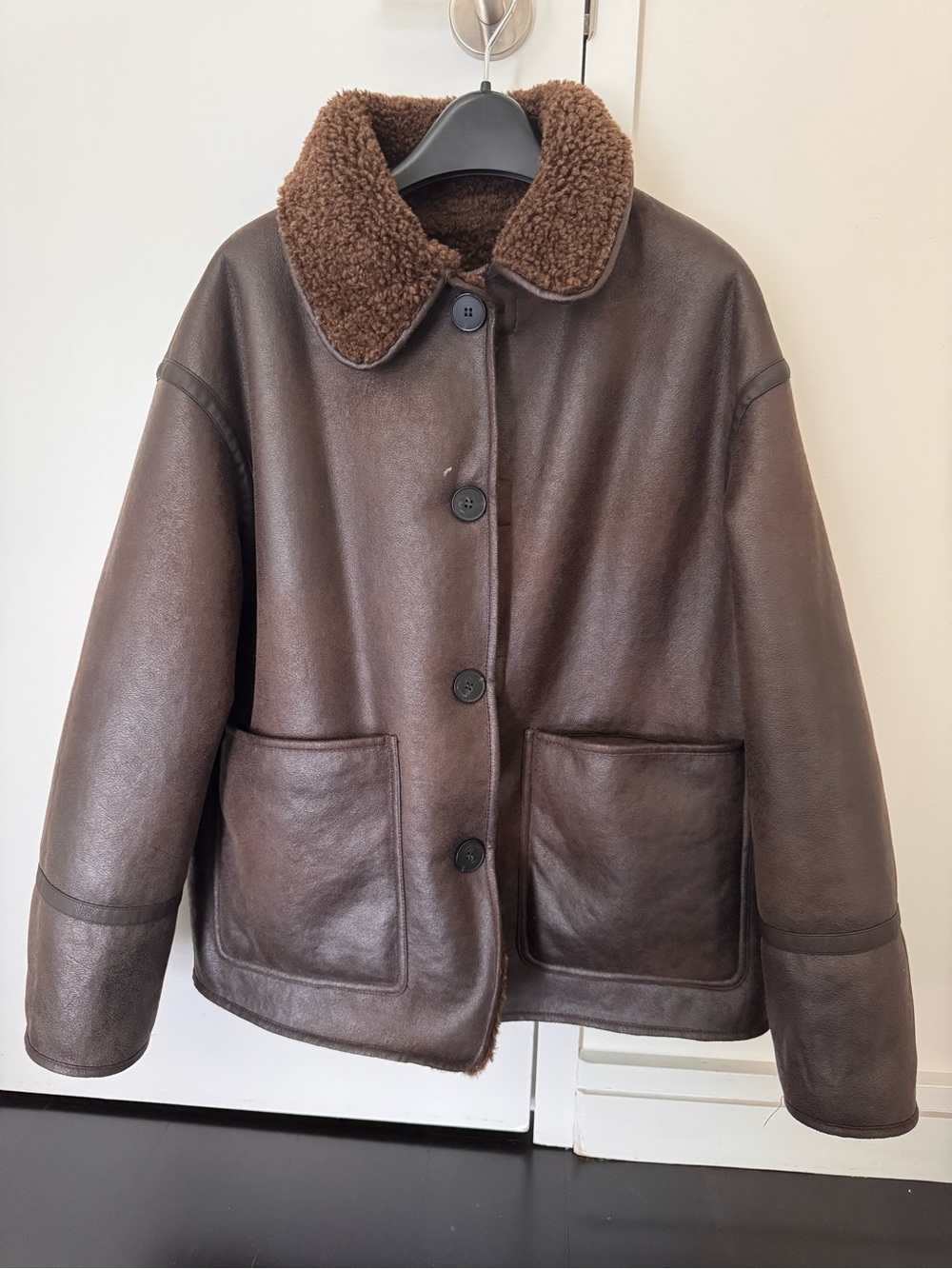 Zara reversible double faced coat size Small - Picture 10 of 11